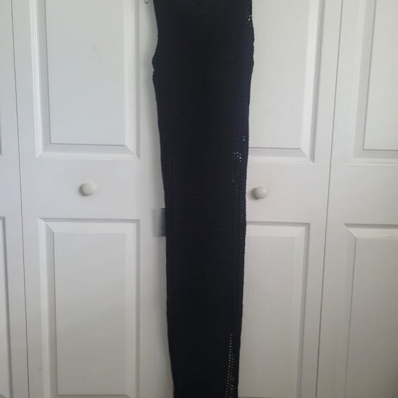 NWT CIEBOON Sleeveless Knit Dress Midi Black Size S - Picture 7 of 7